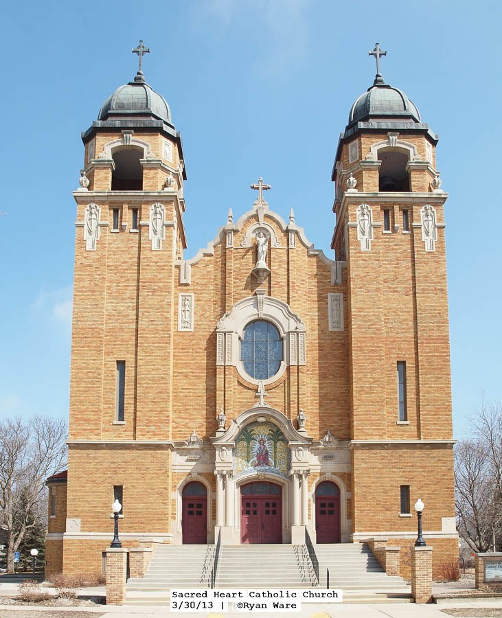 sacred heart catholic church heron lake mn